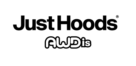 JUST HOODS brand logo