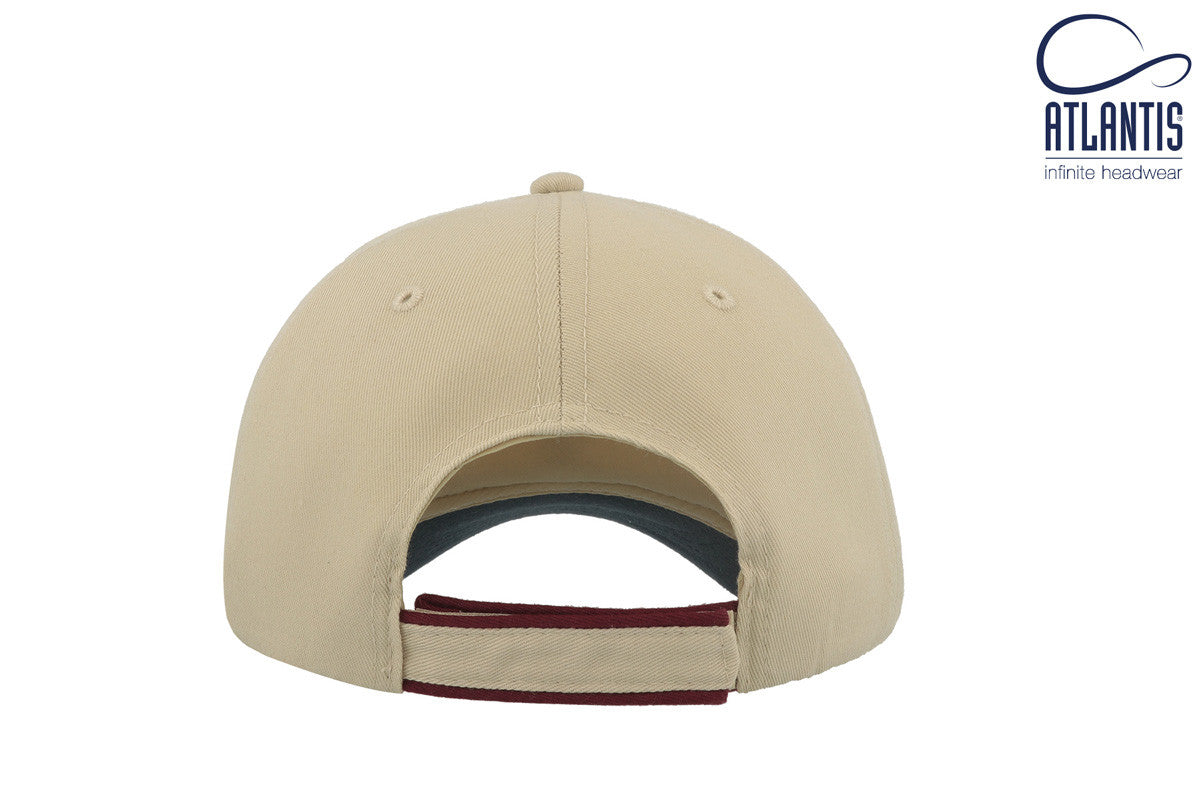 ATLANTIS HEADWEAR ZOOM PIPING CAP SANDWICH