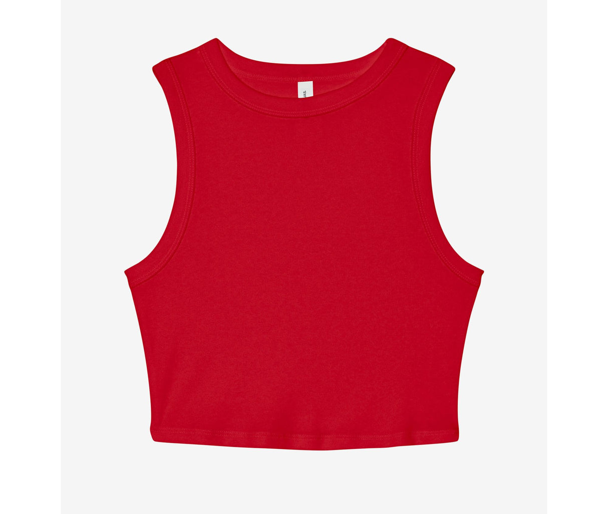 BELLA + CANVAS WOMEN'S MICRO RIB MUSCLE CROP TANK