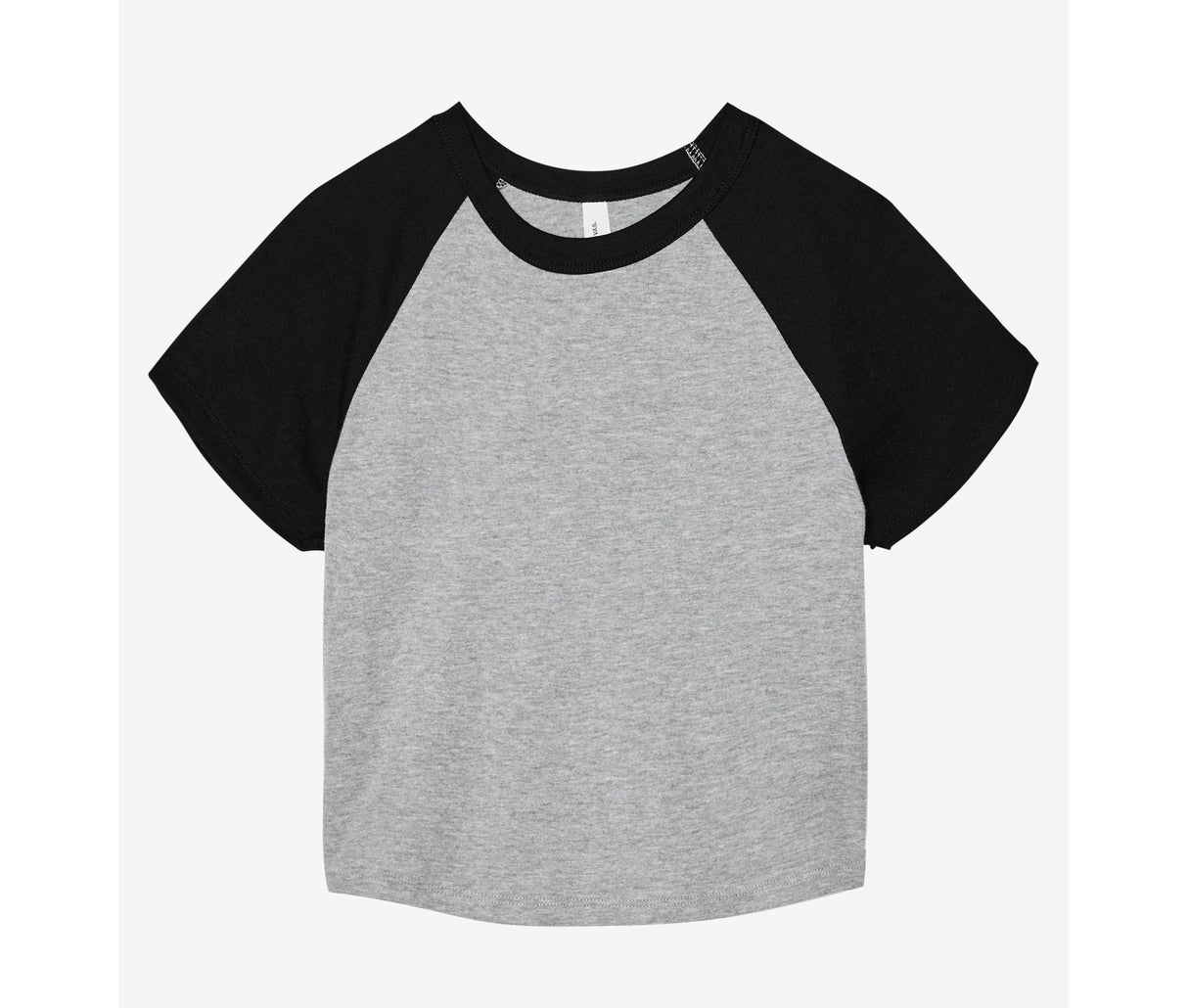 BELLA + CANVAS WOMEN'S MICRO RIB RAGLAN BABY TEE