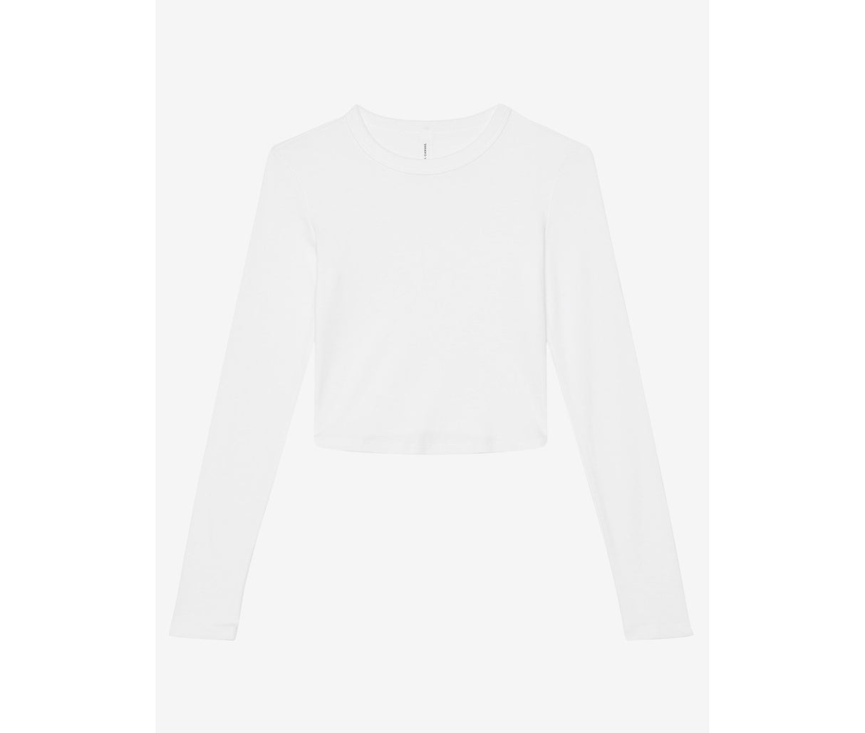 BELLA + CANVAS WOMEN'S MICRO RIB LONG SLEEVE BABY TEE