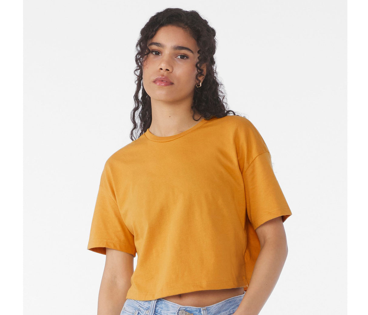 BELLA + CANVAS WOMEN'S JERSEY CROP TEE