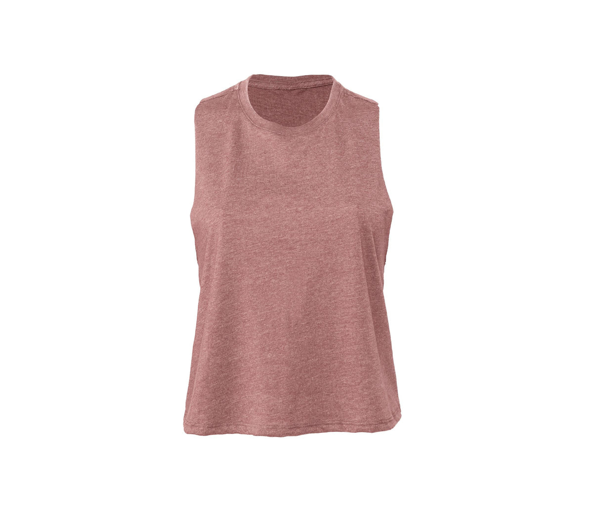 BELLA + CANVAS Women's Racerback Cropped Tank