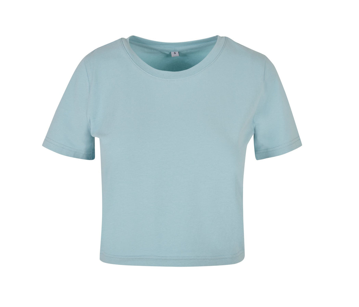 BUILD YOUR BRAND LADIES CROPPED TEE