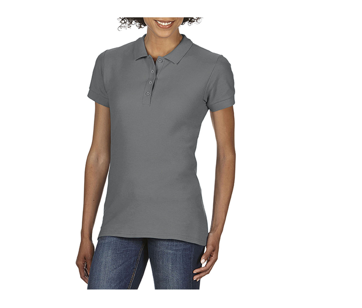 GILDAN SOFTSTYLE® DOUBLE PIQUÉ POLO WOMEN