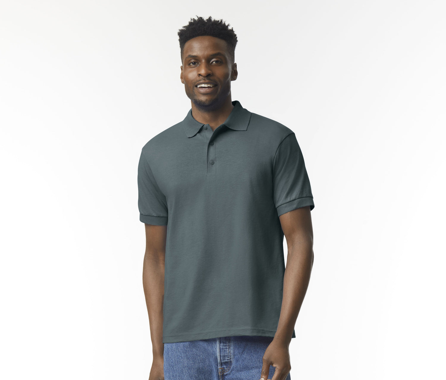 GILDAN POLO 50/50 JERSEY