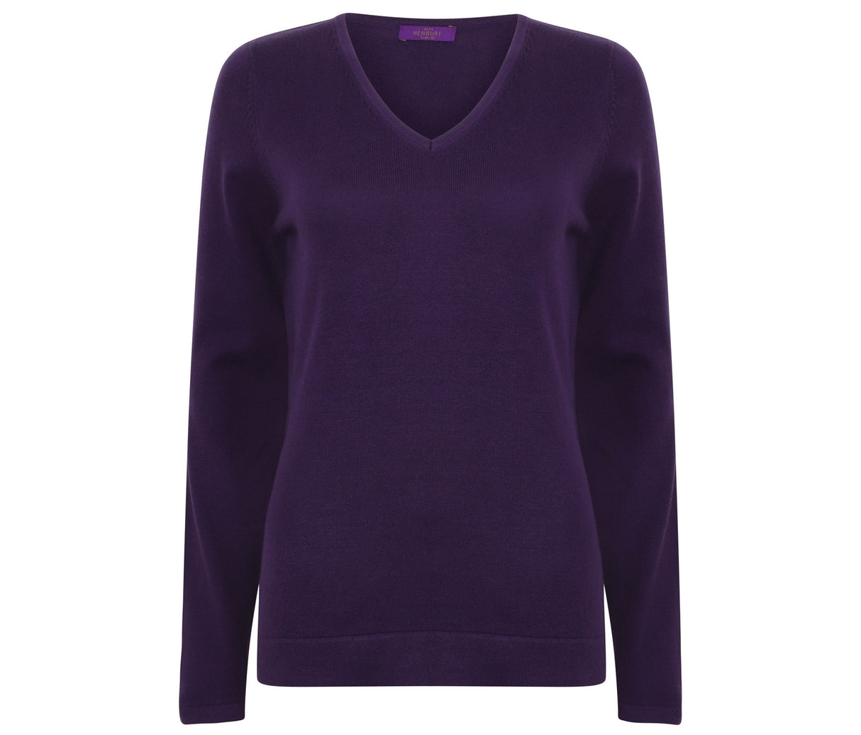 HENBURY LADIES' V-NECK JUMPER