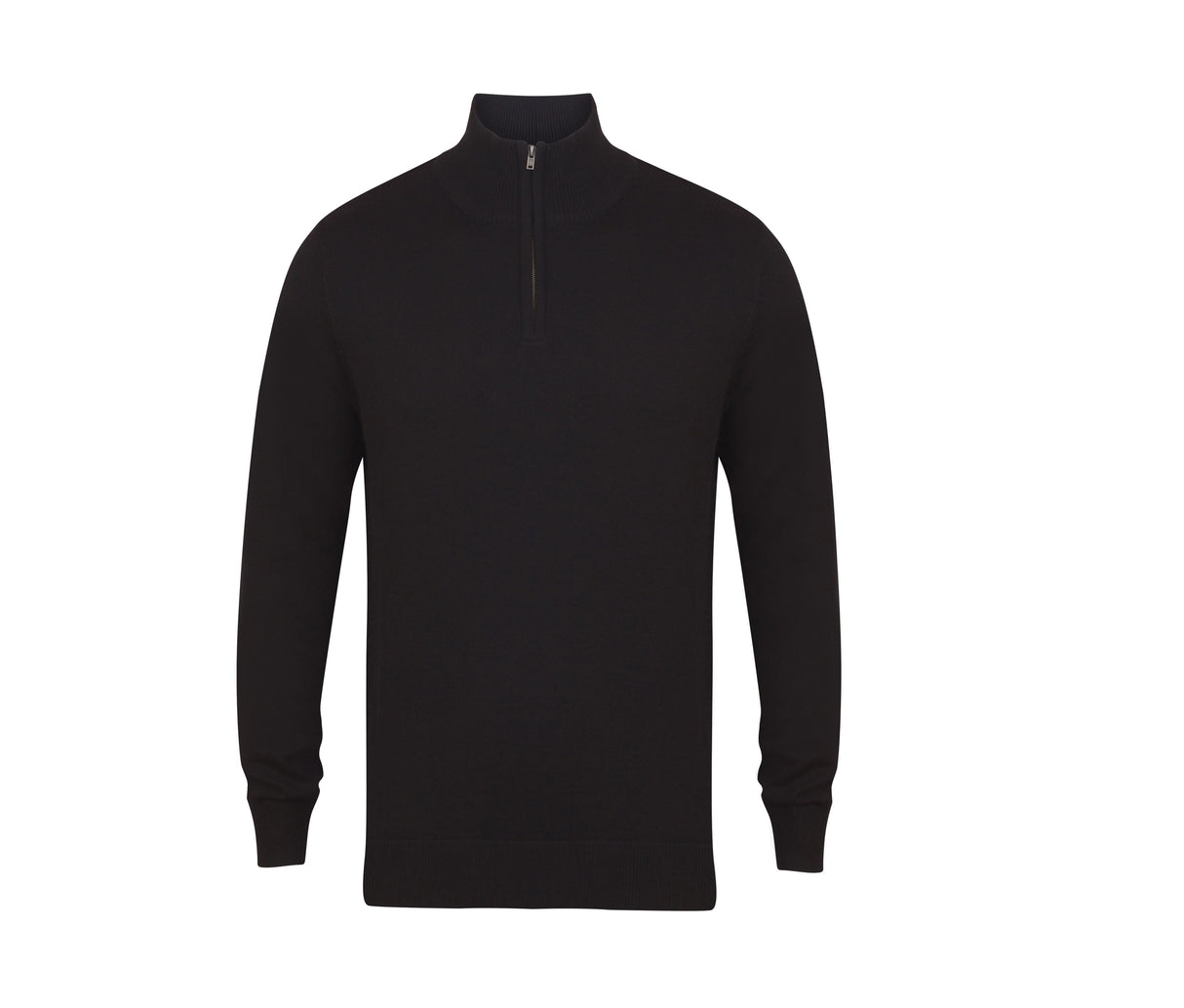 MEN'S KNITTED QUARTER ZIP JUMPER