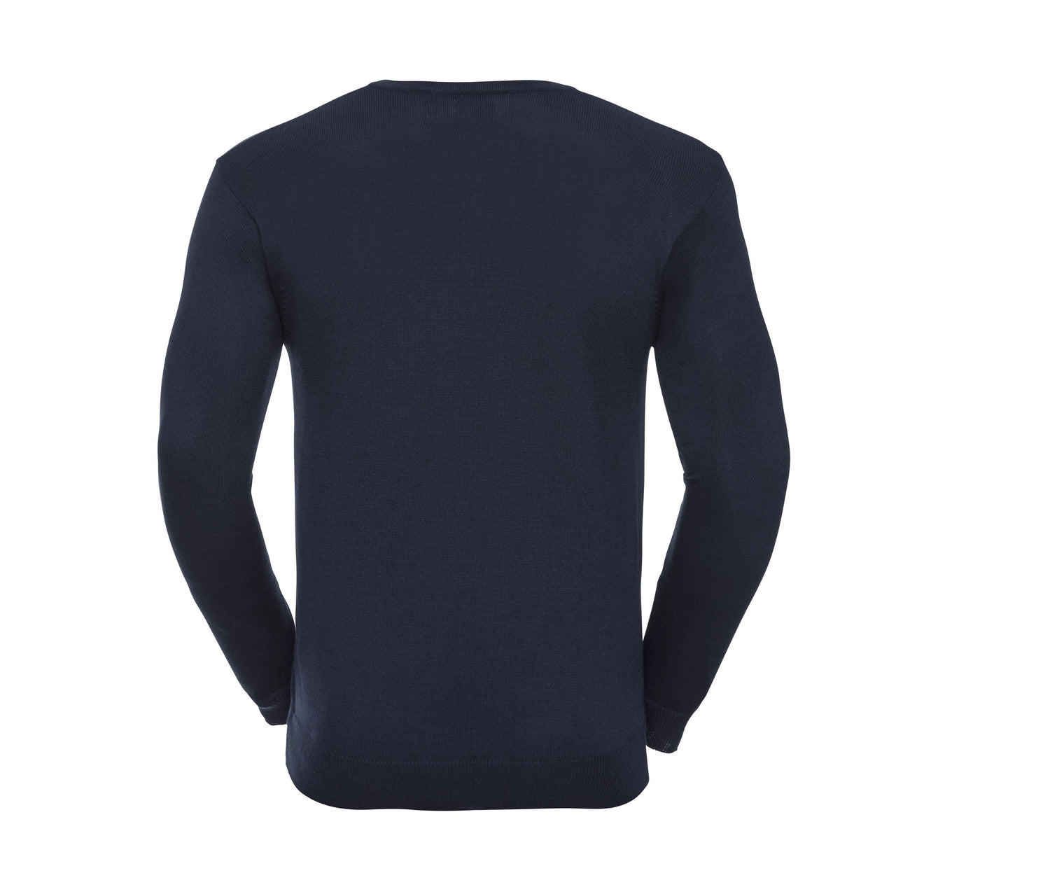 RUSSELL MEN'S V-NECK KNITTED PULLOVER