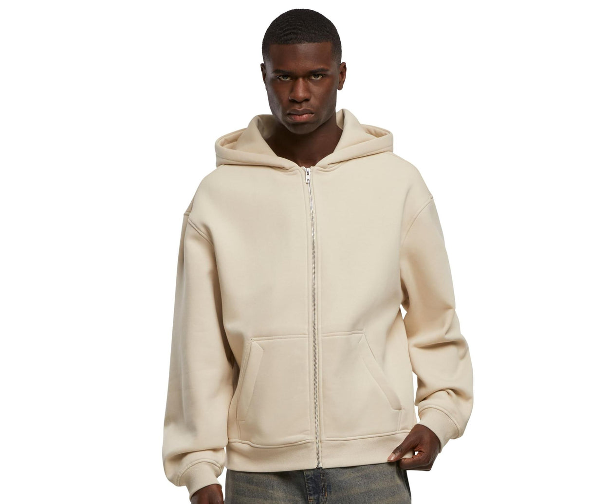 NEW MORNING STUDIOS Oversized Zip Hoody