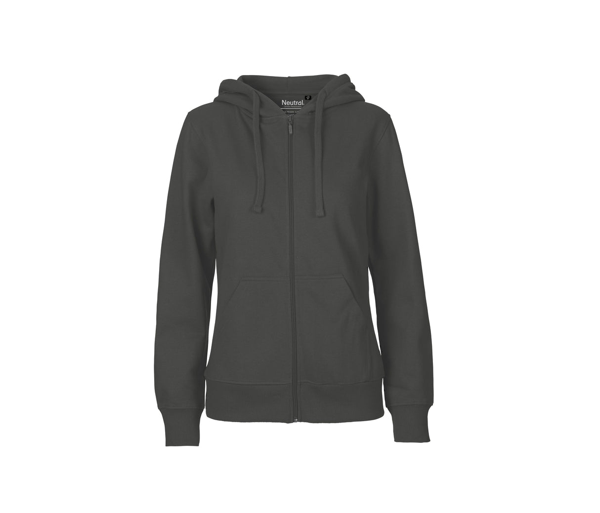 NEUTRAL LADIES HOODIE WITH ZIP