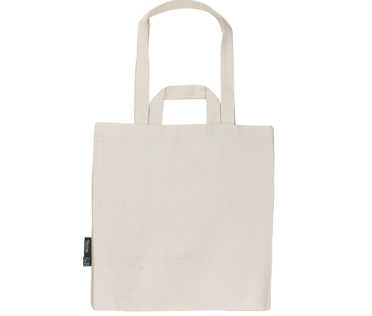 NEUTRAL TWILL BAG WITH MULTIPLE HANDLES