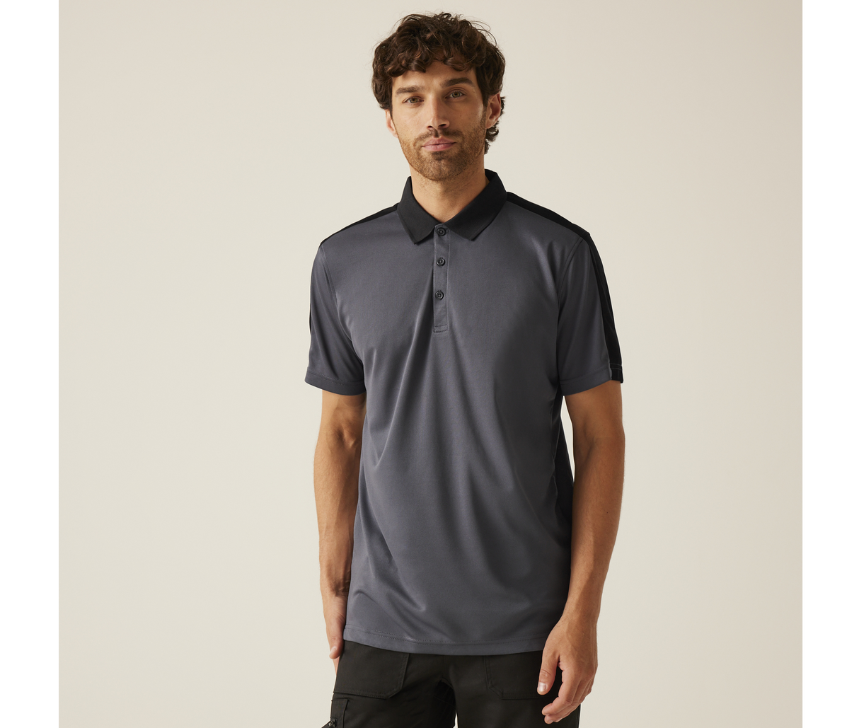 REGATTA CONTRAST COOLWEAVE POLO