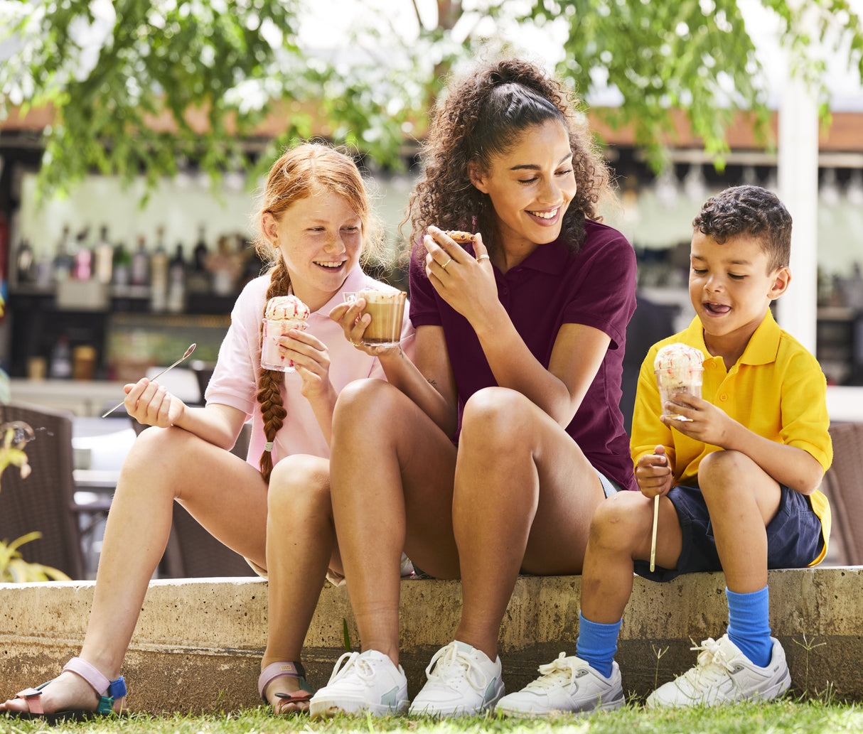 FRUIT OF THE LOOM KIDS 65/35 POLO