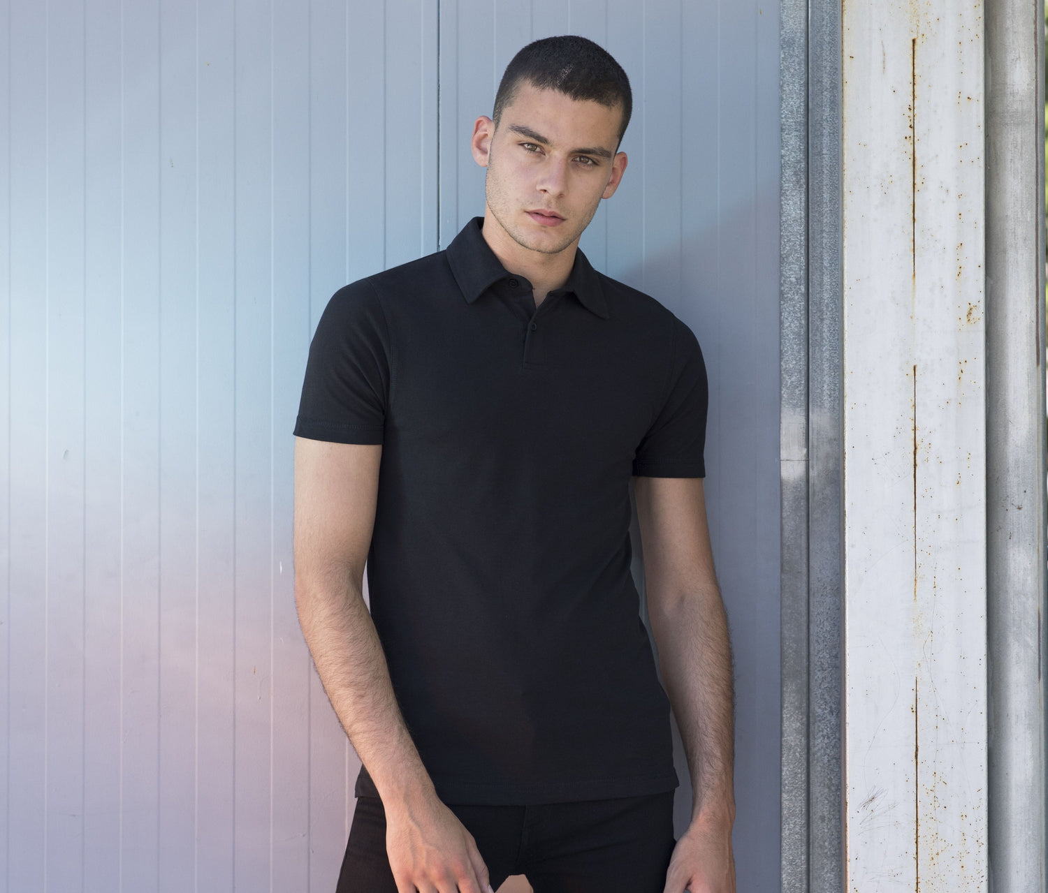 SF CLOTHING STRETCH POLO MEN