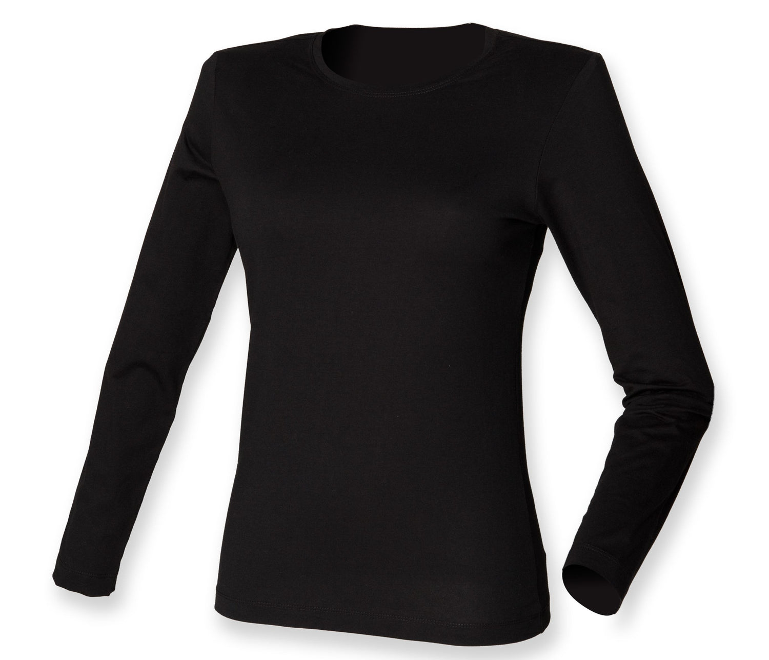 LADIES FEEL GOOD LONG SLEEVED STRETCH T