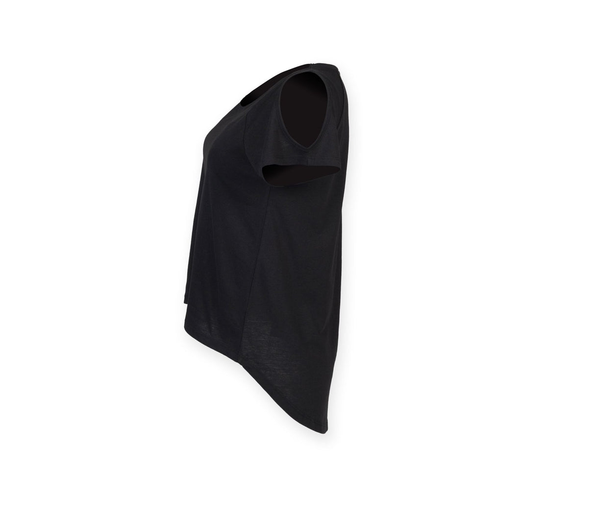 SF CLOTHING T SHIRT WITH DROP TAIL