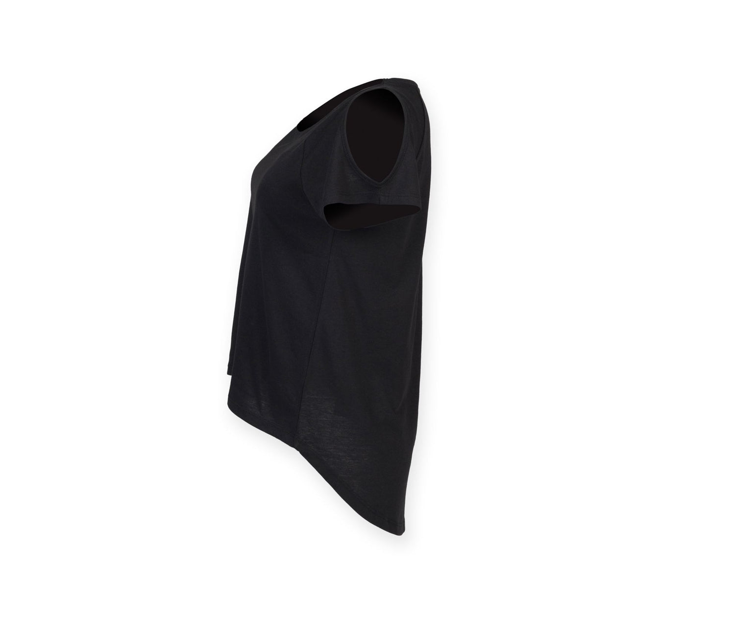 SF CLOTHING T SHIRT WITH DROP TAIL