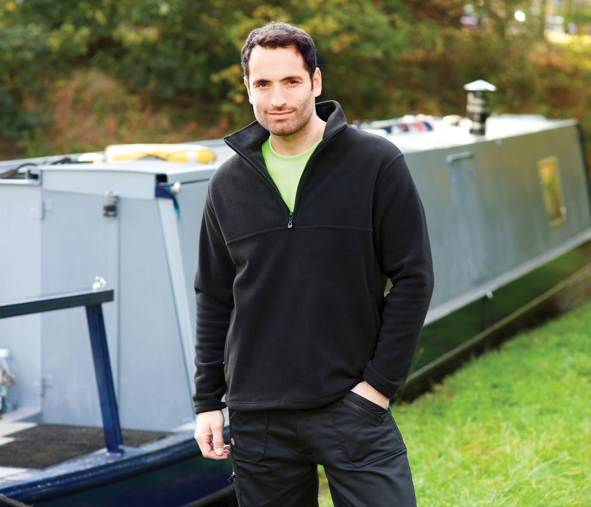 STARWORLD ZIP NECK FLEECE