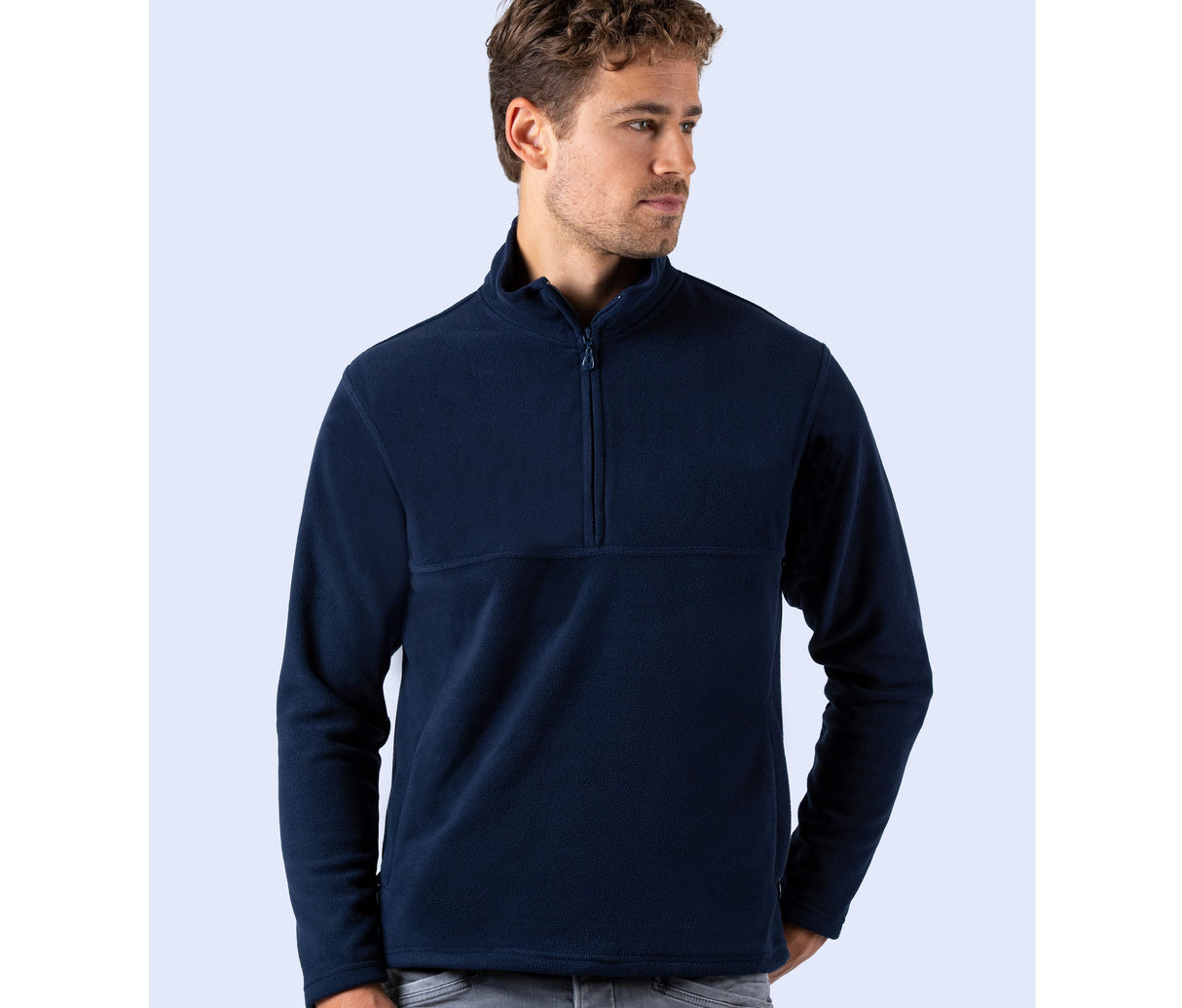 STARWORLD ZIP NECK FLEECE