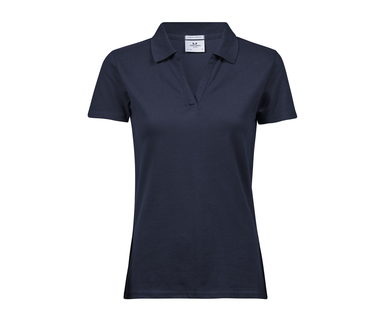 TEE JAYS WOMENS LUXURY STRETCH V-NECK POLO