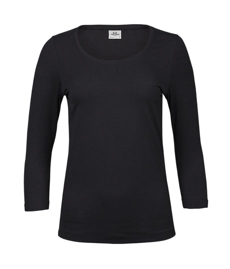 WOMENS STRETCH 3/4 SLEEVE TEE