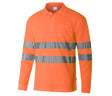 HIGH VISIBILITY LS COTTON POLO SHIRT
