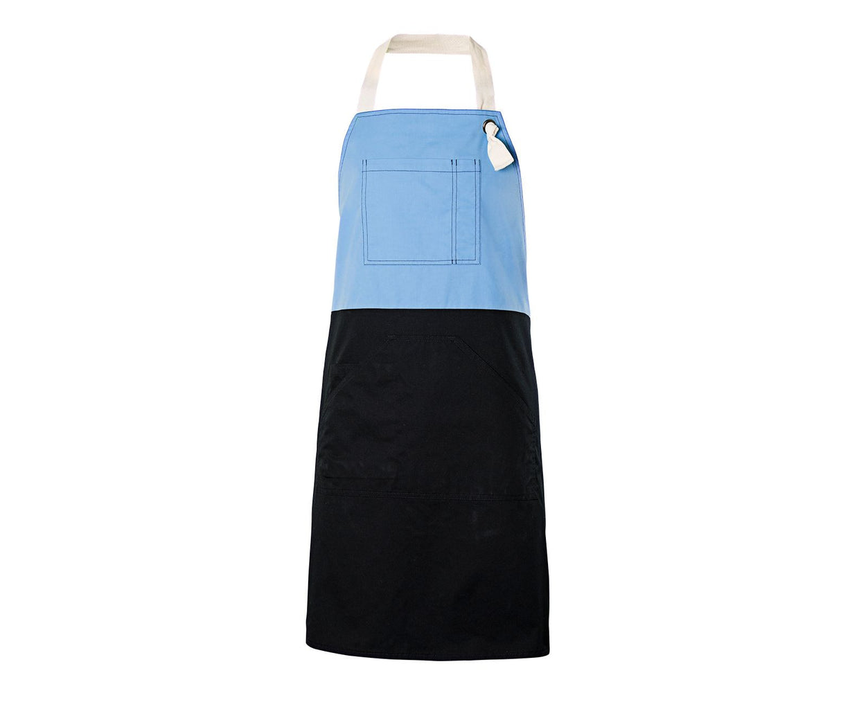 Two-toned bib apron