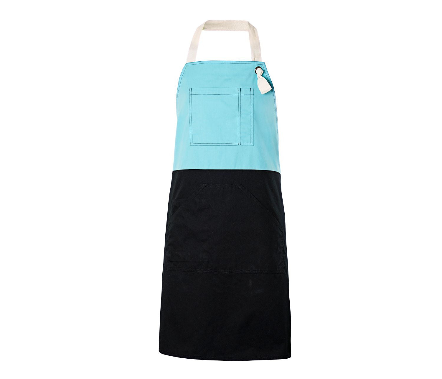 Two-toned bib apron