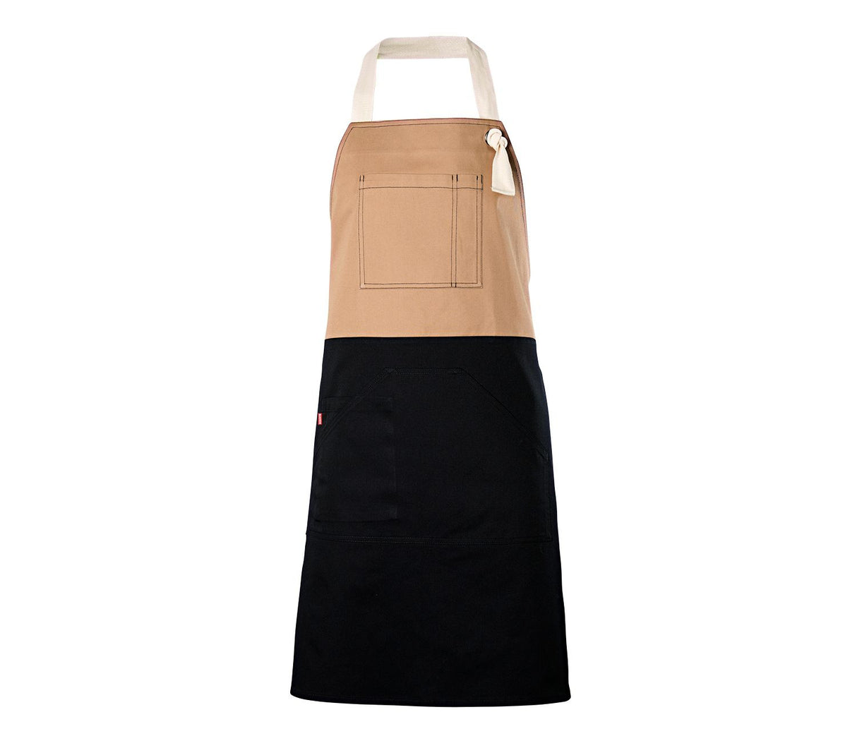 Two-toned bib apron