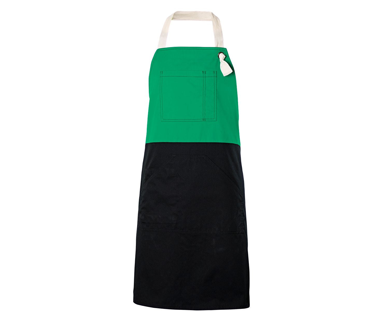 Two-toned bib apron