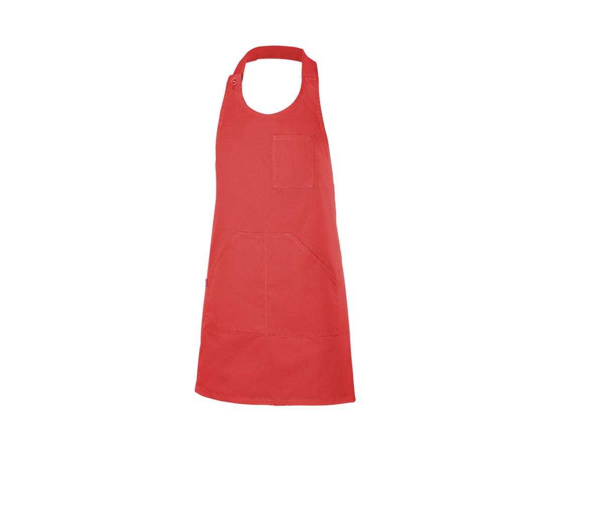 VELILLA SHORT BUTTONED BIB APRON