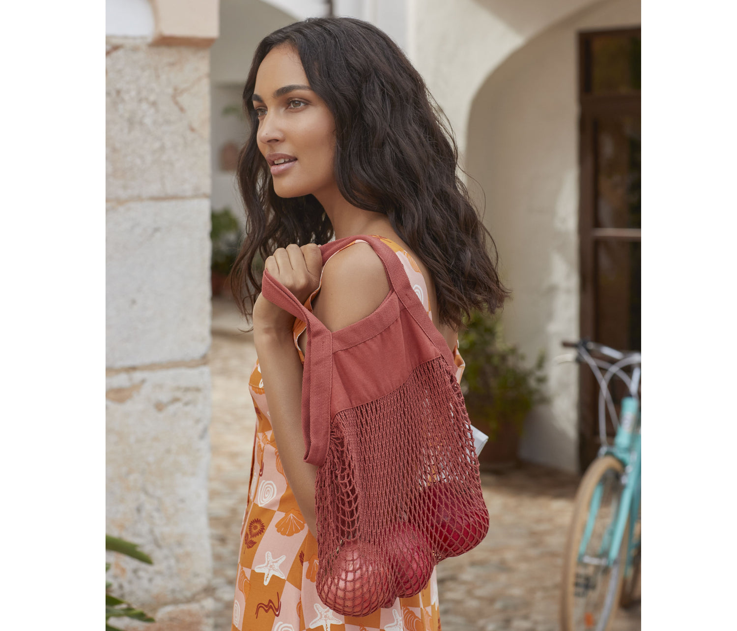 WESTFORD MILL Organic Cotton Mini Mesh Grocery Bag