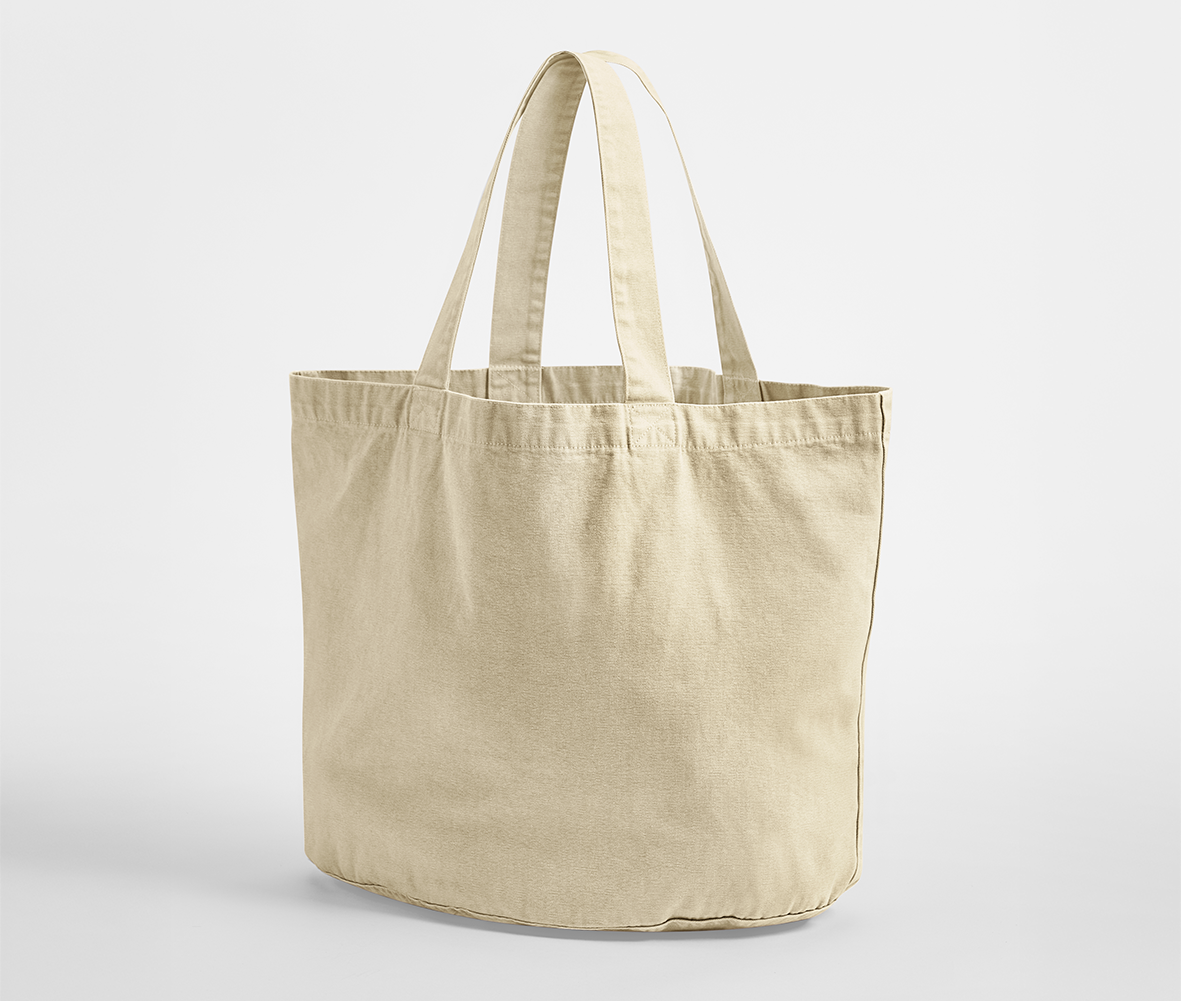 GARMENT-DYED SHOPPER