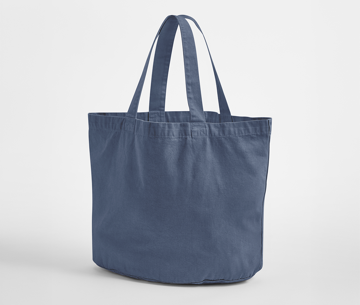 GARMENT-DYED SHOPPER