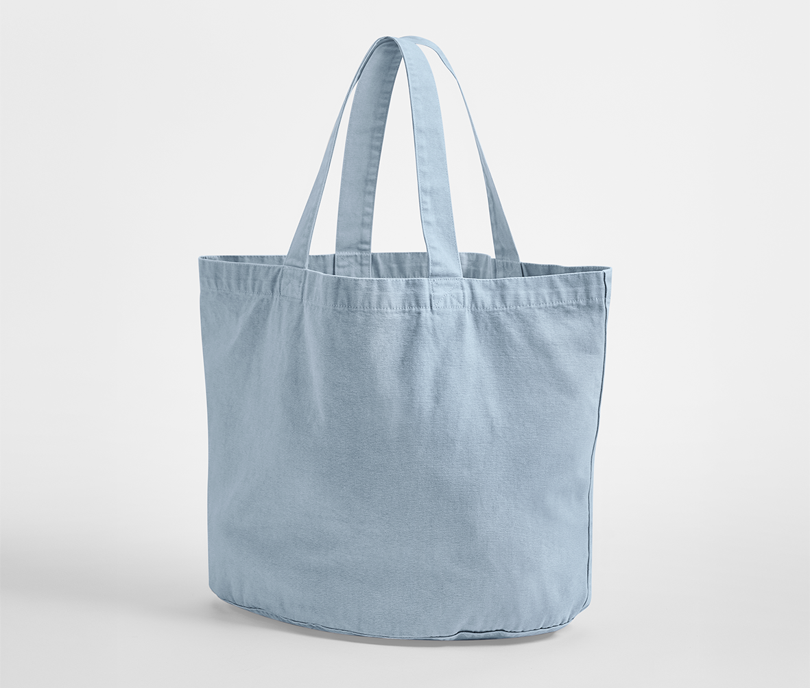 GARMENT-DYED SHOPPER