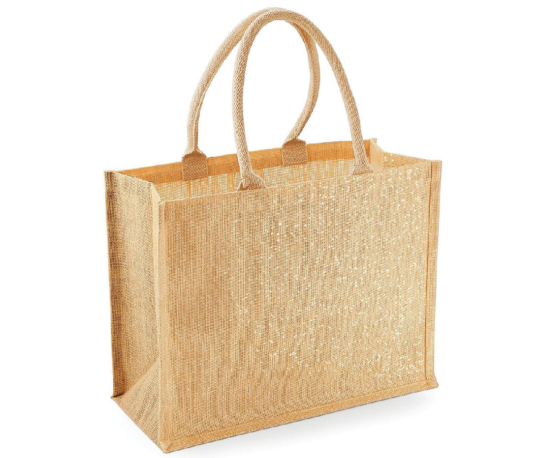 WESTFORD MILL SHIMMER JUTE SHOPPER