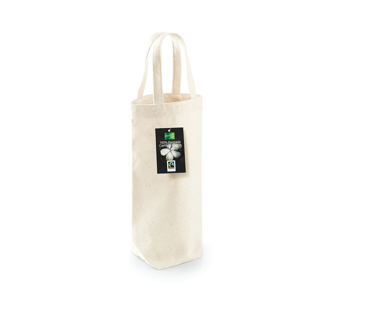 WESTFORD MILL FAIRTRADE COTTON BOTTLE BAG