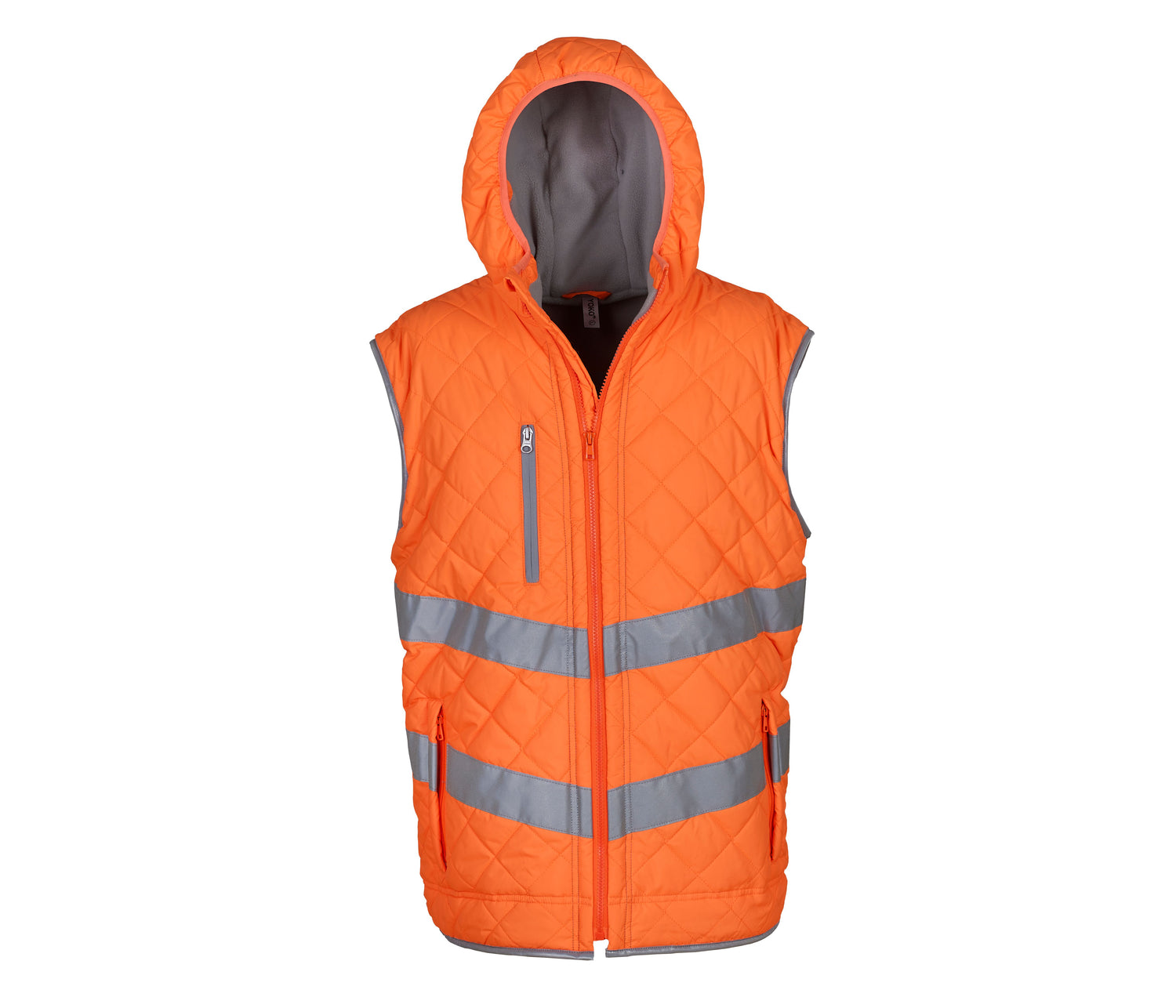YOKO HI-VIS KENSINGTON HOODED GILET