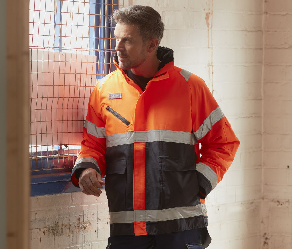 YOKO HI-VIS FONTAINE STORM JACKET