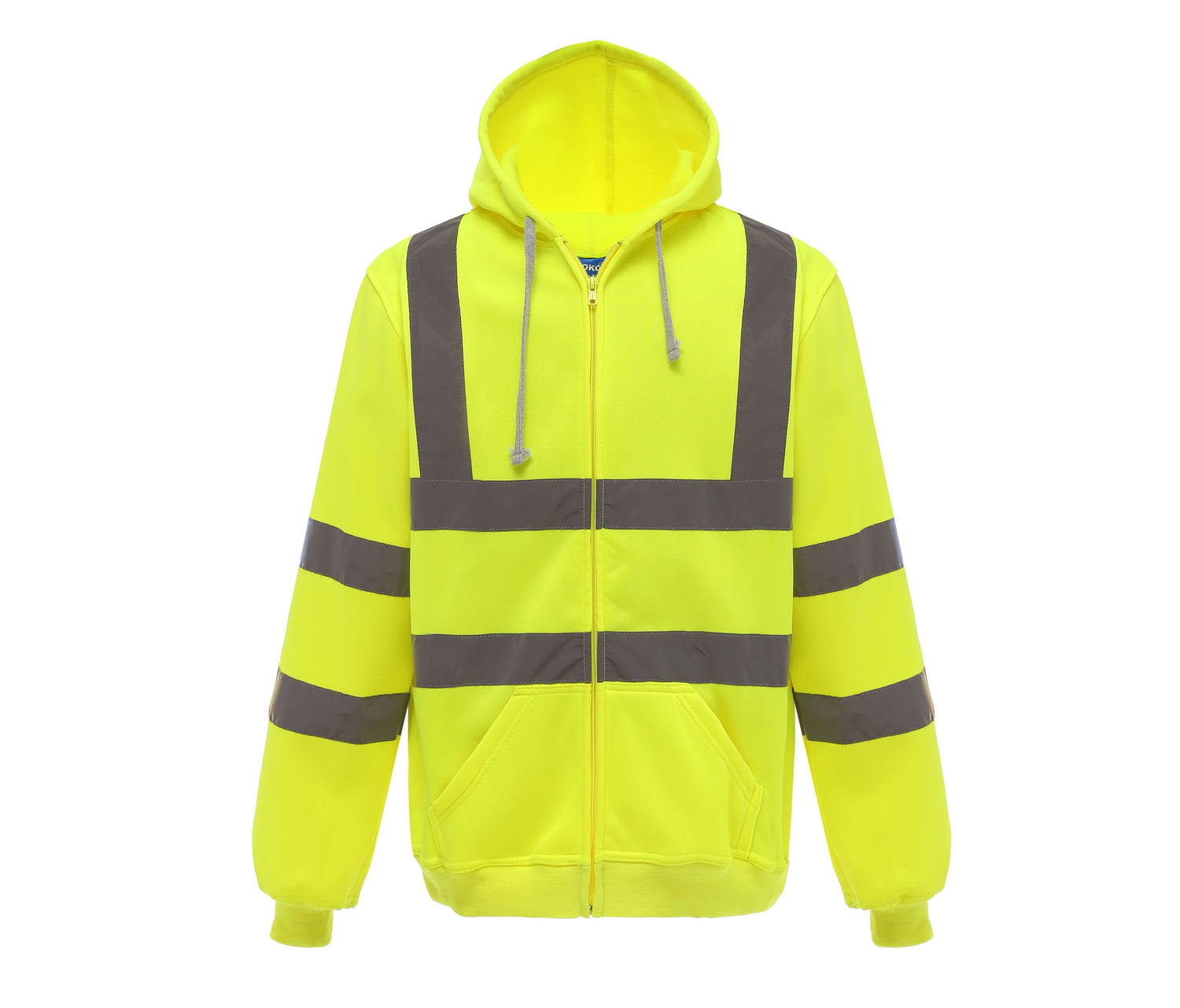 HI-VIS ZIP HOODIE