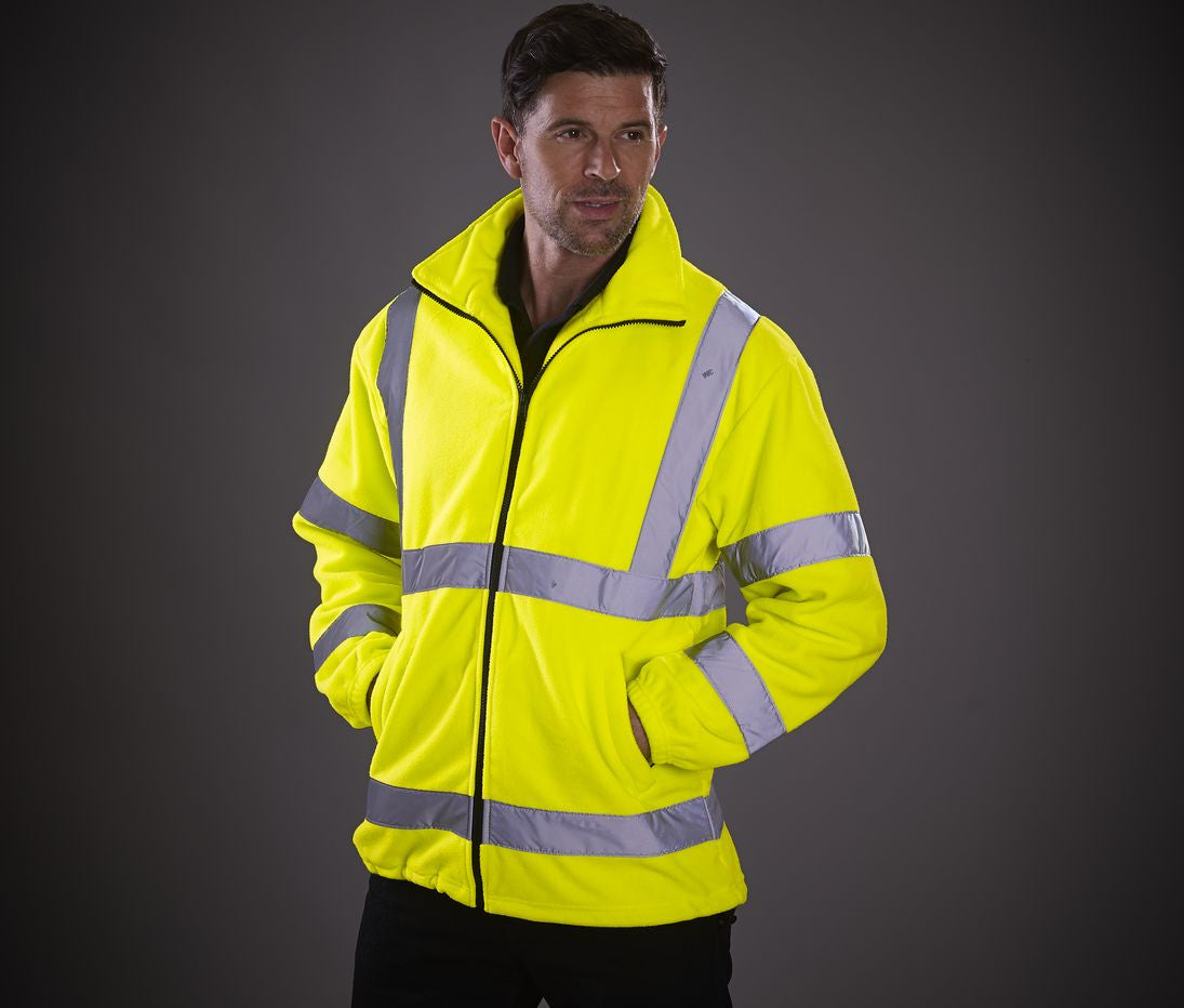 YOKO HI-VIS HEAVYWEIGHT FLEECE JACKET