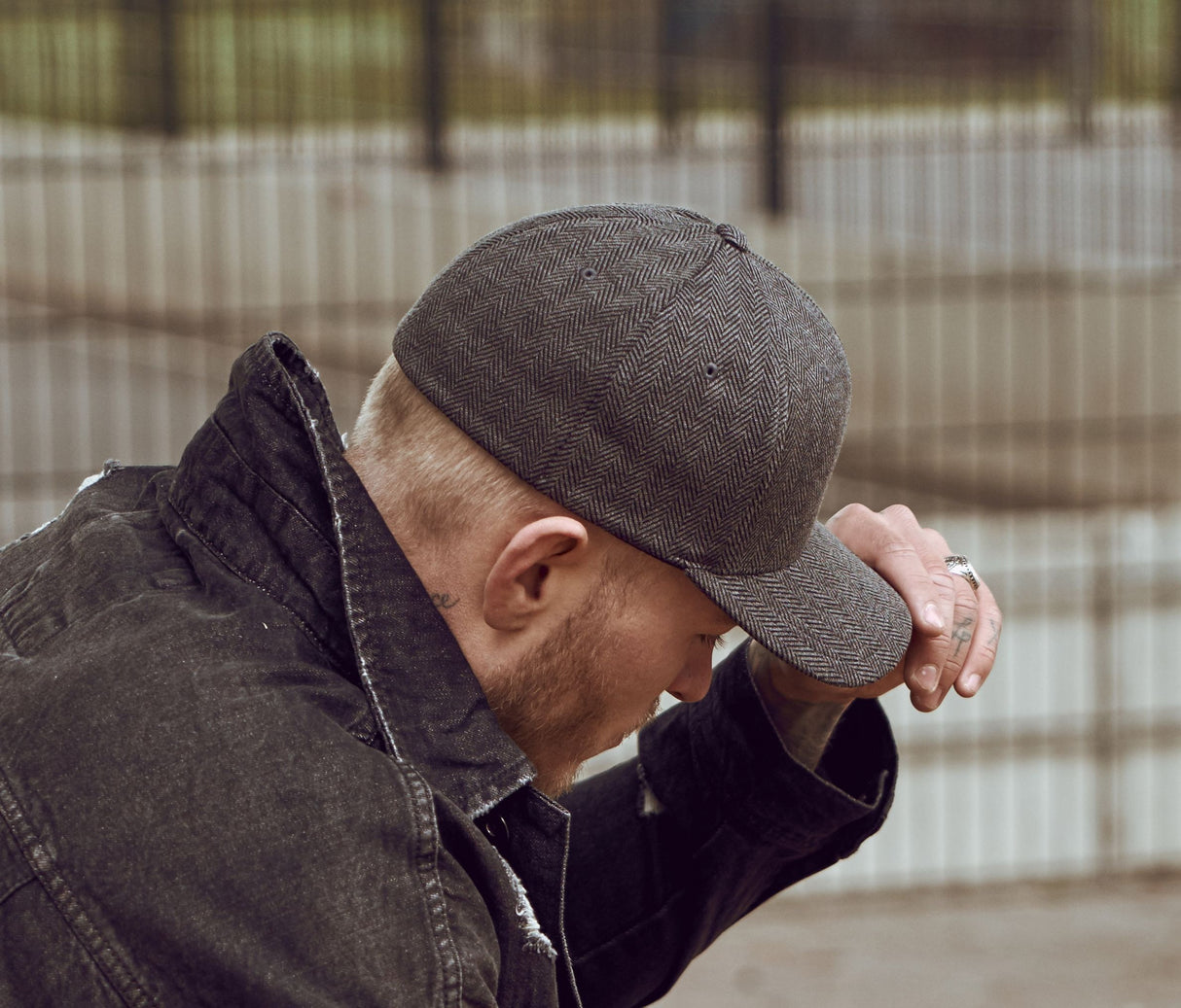 FLEXFIT HERRINGBONE MELANGE FLEXFIT CAP