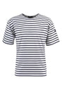 SHIRT MIT KURZEN ARMELN IM MARINE-STIL"THEVIEC"