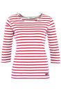 SHIRT IM MARINE-STIL 3/4 ARMELN "CAP COZ"