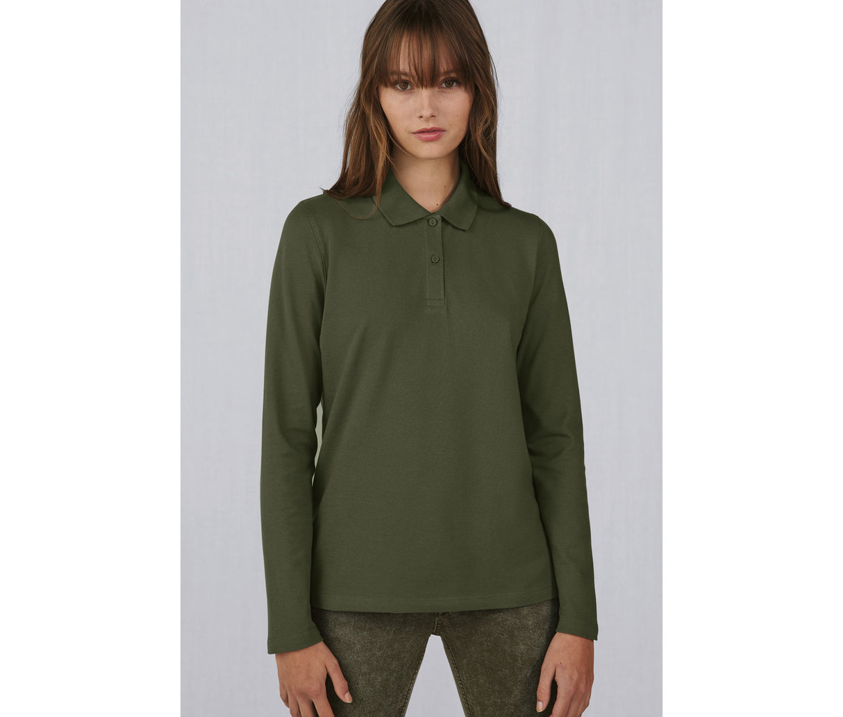 B&amp;C MY POLO 180 LSL/WOMEN