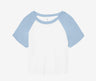 BELLA + CANVAS WOMEN'S MICRO RIB RAGLAN BABY TEE