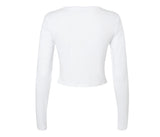 BELLA + CANVAS WOMEN'S MICRO RIB LONG SLEEVE BABY TEE