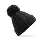BEECHFIELD CABLE KNIT MELANGE BEANIE