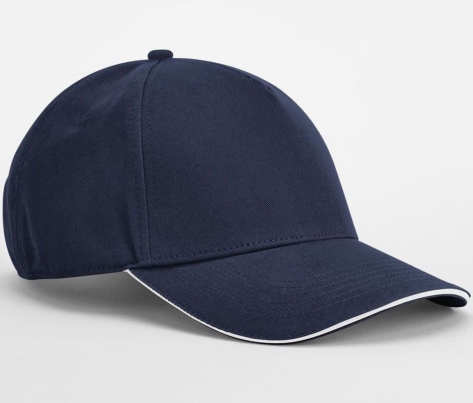 BEECHFIELD EARTHAWARE® CLASSIC ORGANIC COTTON 5 PANEL CAP - SANDWICH PEAK